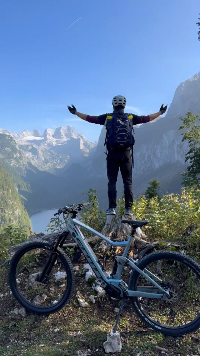 Just another beautiful day in the mountains!🚵‍♂️🏔️🇦🇹😎